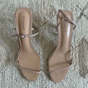 Tony Bianco Caprice Beige Strappy Sandals